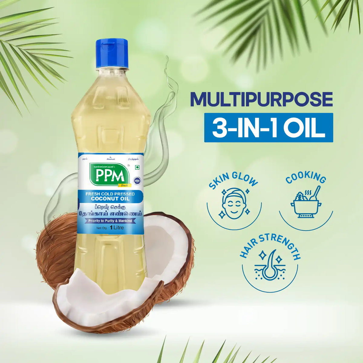 Fresh Cold Pressed Coconut Oil