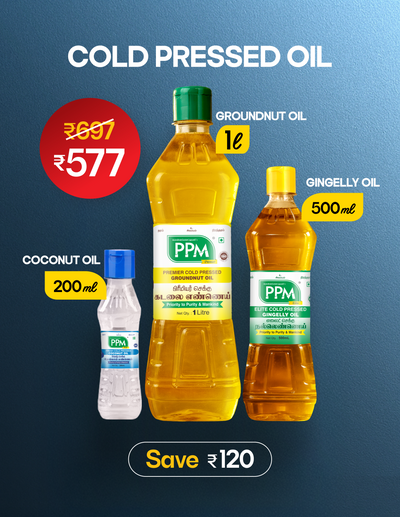 Monthly Cold Pressed Oil Combo (1L + 500ml + 200ml)
